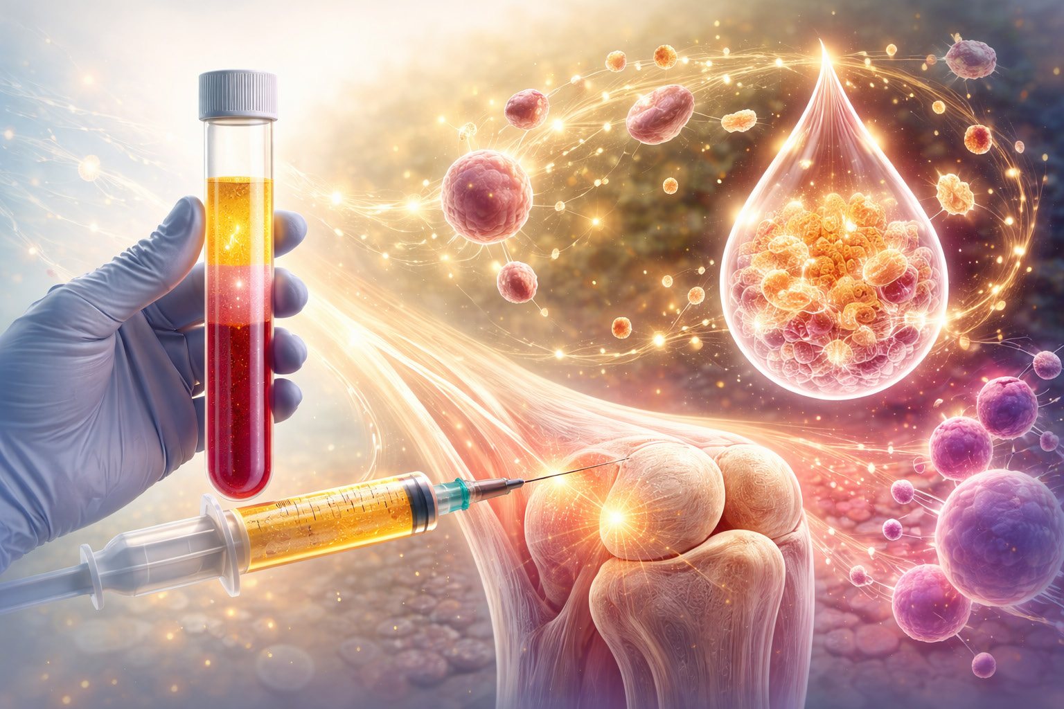 PRP articular en rodilla
